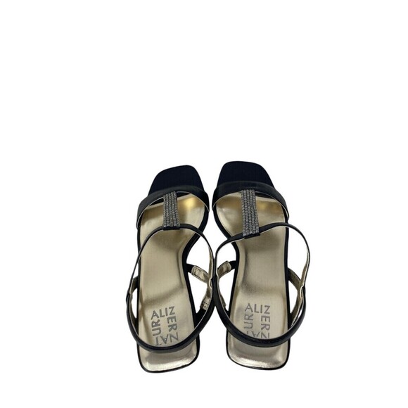 Naturalizer Heel Women's Size 10 M Black Leather Rhinestones 3" Heel Skylar - Picture 5 of 8